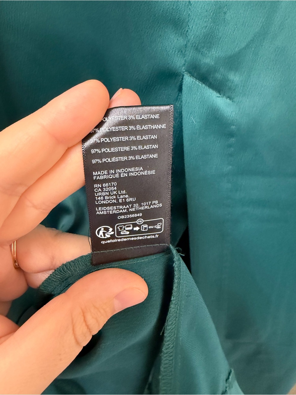 NWT Free People Rosetto Column Skirt Emerald Green Size 6 - Picture 11 of 14